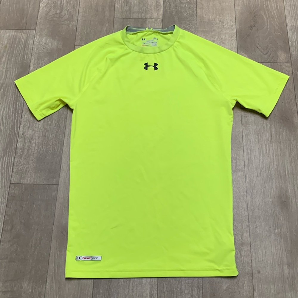 Under Armour Neon Yellow Short Sleeve Tee